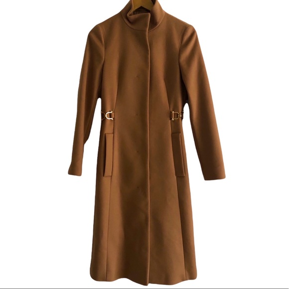 NWT Hugo Boss cashmere wool trench coat sz 2 $695 - Picture 7 of 8